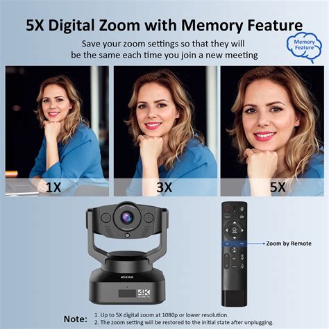 Buy Zoom Certified Nexigo N990 4k Ptz Zoomable Webcam Sony Starvis