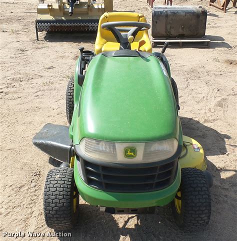 John Deere La100 Lawn Mower In Kinsley Ks Item Dr9454 Sold Purple Wave