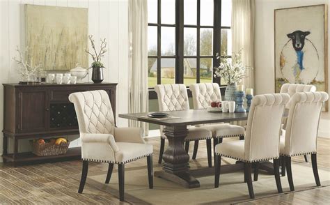 Complete dining room sets from rooms to go. Parkins Rustic Espresso Rectangular Dining Room Set from ...