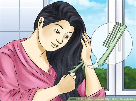 Just because you have the naturally straight hair other women lust after, doesn't mean your hair care routines are a walk in the park. How to Have Beautiful Silky, Shiny, Straight Hair: 15 Steps