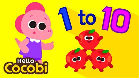 Counting 1 To 10 Nursery Rhymes And Kids Song Hello Cocobi Youtube