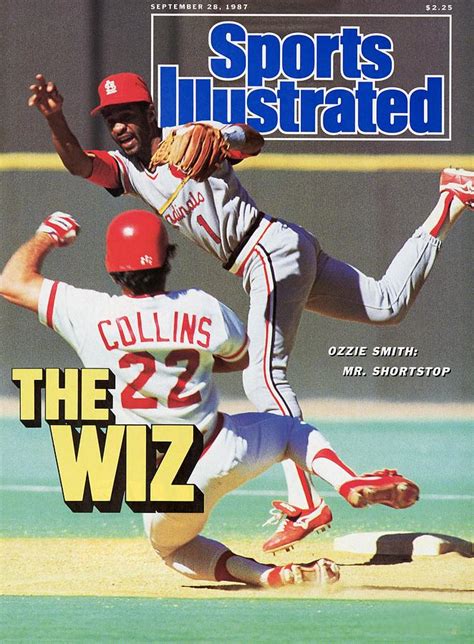 St Louis Cardinals Ozzie Smith Sports Illustrated Cover Photograph