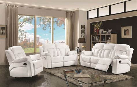 G682 Reclining Living Room Set White By Glory Furniture Furniturepick