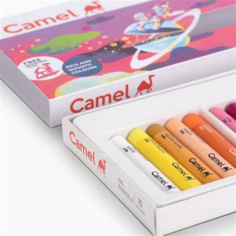 Camel Oil Pastels Pack Of15 Shades