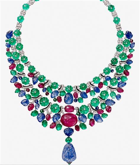 Cartier Tutti Frutti Luxury Jewelry Royal Jewelry Fashion Necklace