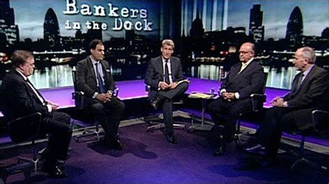Bbc News Programmes Newsnight Debate Bankers In The Dock