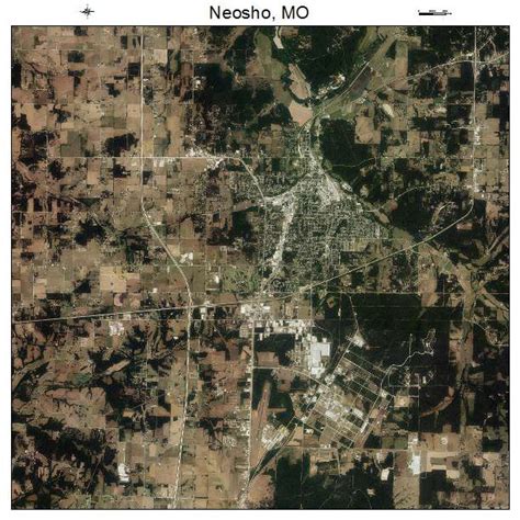 Aerial Photography Map Of Neosho Mo Missouri
