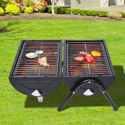 Tabletop Portable Charcoal Grill Outdoor Folding Barbecue Grill Bbq
