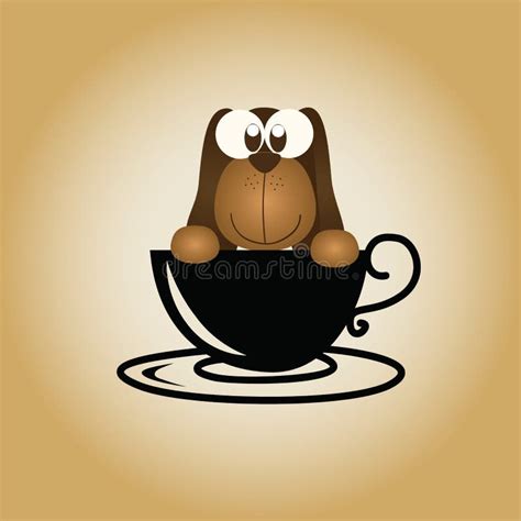 Dog Logo Coffee Vector Stock Vector Illustration Of Simple 67506887