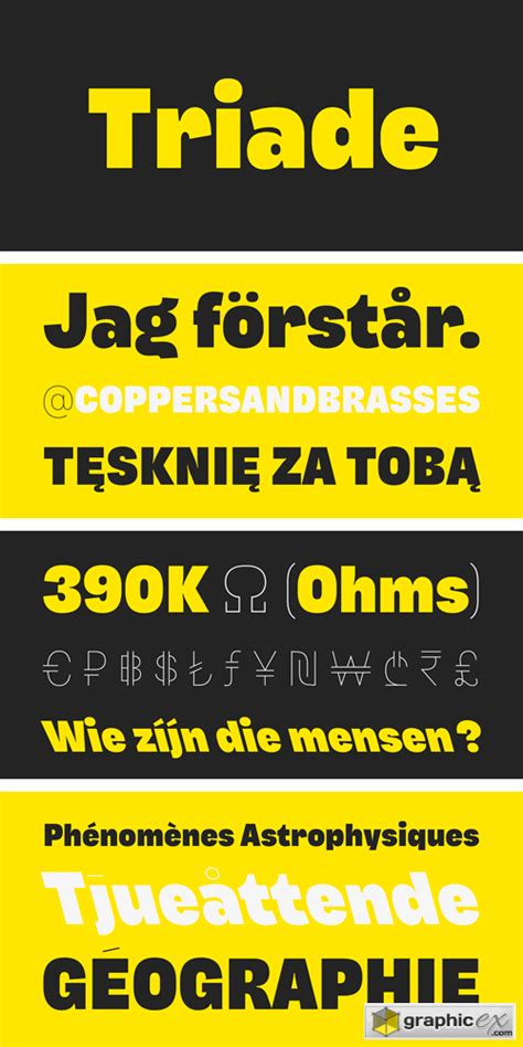 Download Triade Font Family » Free Download Vector Stock Image ...