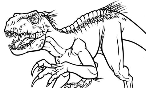 Indoraptor Coloring Pages - Free Printable Coloring Pages for Kids