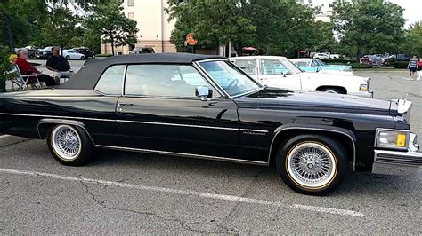 1978 Black Cadillac Deville Le Cabriolet Convertible Trues Vogues 1