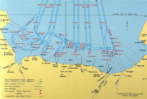 D Day Beaches Map The Names Of The Normandy Landings Beaches And What