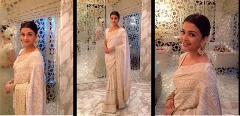 Aishwarya Rai Bachchan Steals The Show In White Anarkali And Kotwara