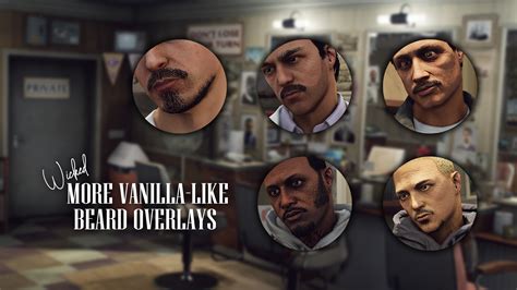 More Vanilla Like Beard Overlays For Mp Male Gta5