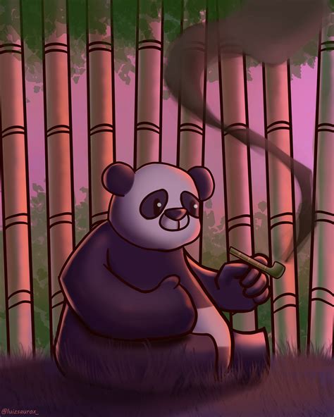 Artstation Smoke Panda