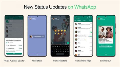 whatsapp s status feature gets a ton of new functionality including voice and reactions mobileya