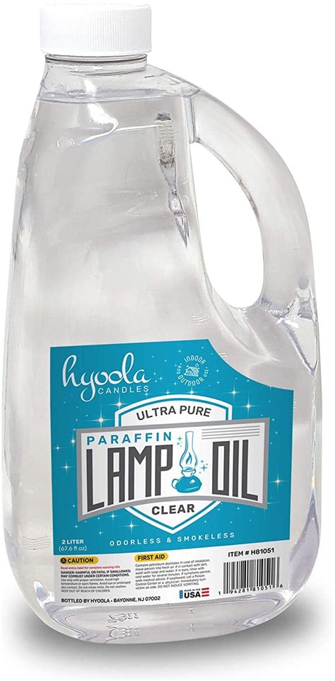 Hyoola Ultra Pure Liquid Paraffin Lamp Oil Highly Refined Smokeless