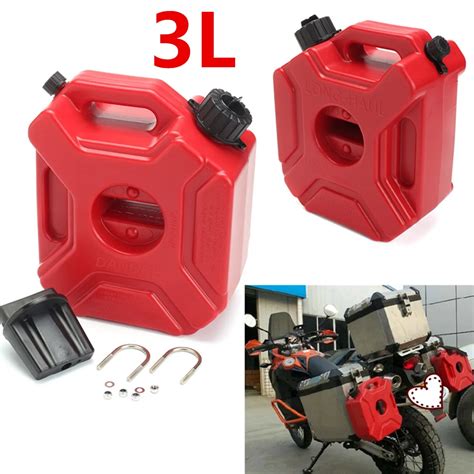 Motorcycle Parts Portable 3l Fuel Tank Jerry Cans Spare Plastic Petrol