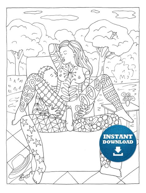 Instant Download Sex Positions Coloring Page Naughty Adult Etsy New Zealand