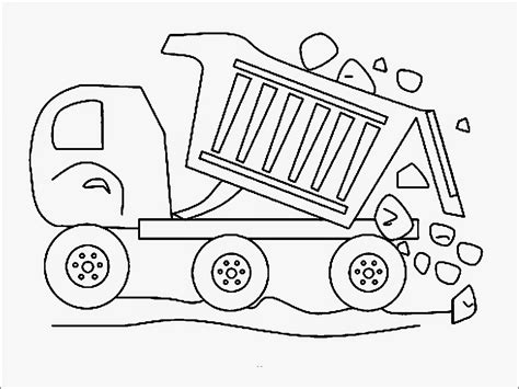 dump truck coloring pages printable realistic coloring pages