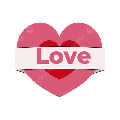 Love Heart Shape Vector Png Images Love Poster With Heart Shape I