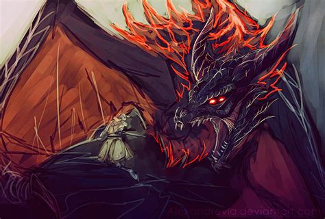 Evil Dragon Sketch By Alexandrevla On Deviantart