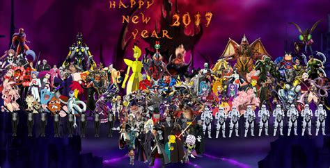 Villains Happy New Years 2017 By Ryokia96 On Deviantart
