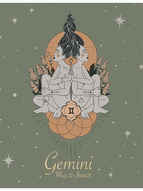 Gemini Goddess Gemini Zodiac Sign Gemini Gemini Astrology Poster