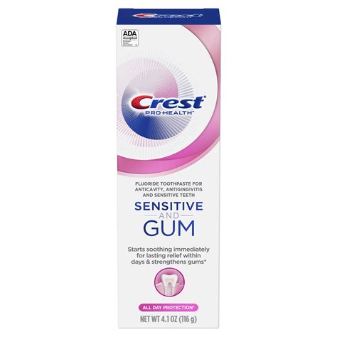 Crest Sensitive And Gum All Day Protection Anticavity Fluoride Toothpaste