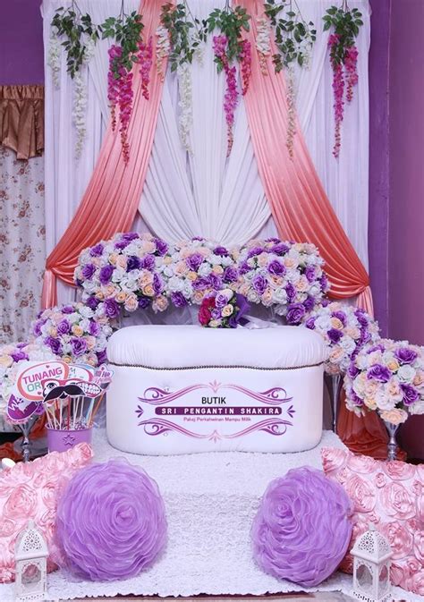 How to make affordable wedding centerpieces: DIY Mini Pelamin Tunang Simple (@ Nikah)