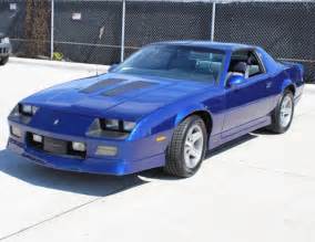 1989 Chevrolet Iroc Z28 Camaro 57l 350 V8 Automatic Blue Two