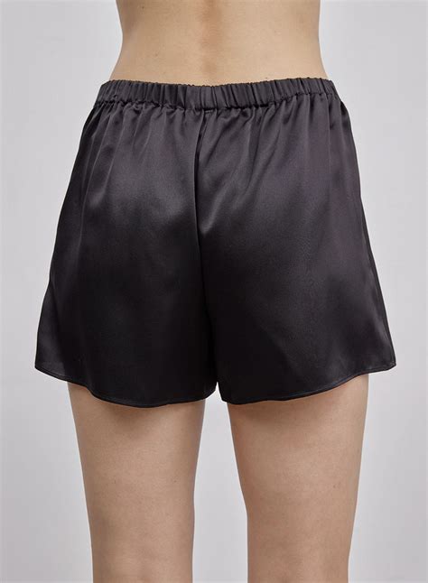 High Waist Silk Shorts Silk Maison