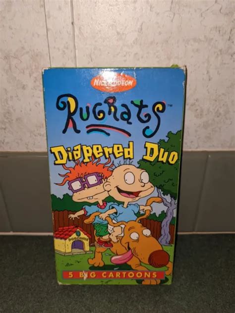 VHS RUGRATS Diapered Duo VHS 1998 Vtg Cartoon Tommy Chuckie EUR 9