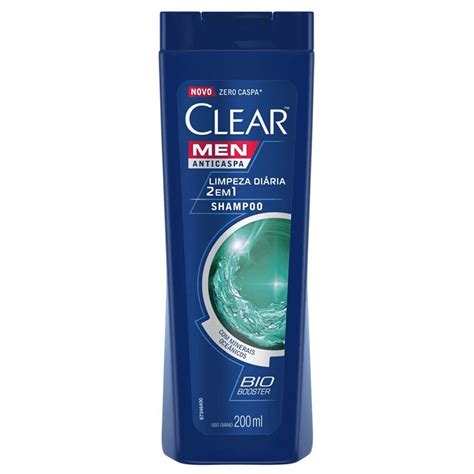 Comprar Shampoo Clear Men Anticaspa Limpeza Diária 2 Em 1