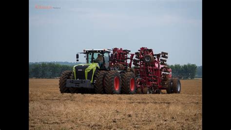 Claas Xerion 5000 With The Duals On Norht America Hd Youtube