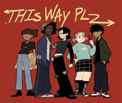 「⬅️this way plz ️ the cool high school ro」 nessa tweneboah☀️のイラスト