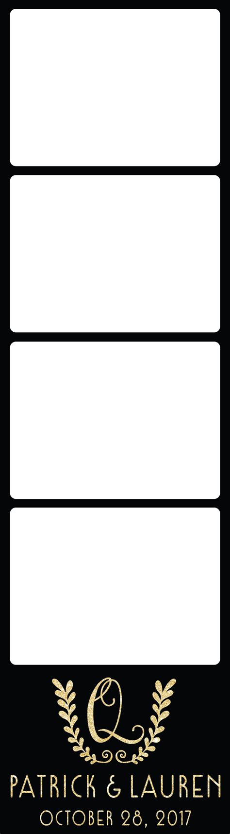 Transparent Photo Booth Strip Template