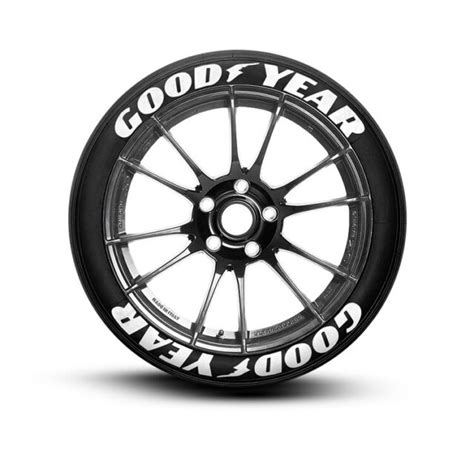 White Goodyear Permanent Tire Lettering Kit Ebay