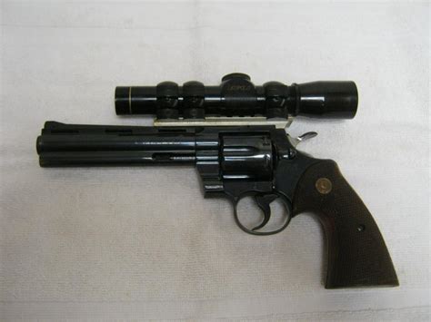 Colt Python 357 Magnum Pistol With Leupold Scope Ser5392