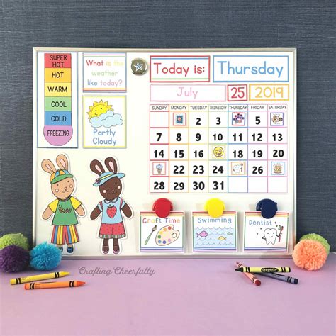 Diy Childrens Calendar How To Create A Handmade Calendar For Kids
