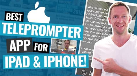 Record your company videos, marketing videos. Best Teleprompter App for iPad and iPhone (Updated!)