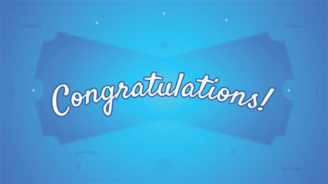 Congratulations Banner And Sign With Colorful Background Design