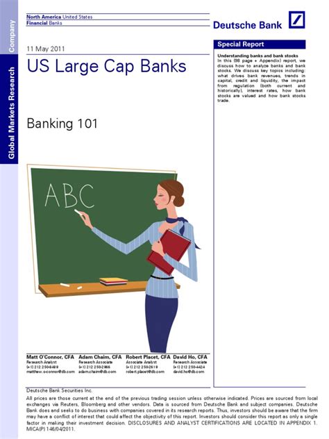 Bank primer adalah primaire banken yaitu bank yang dapat menciptakan uang dengan meningkatkan perkreditan sampai dengan tingkat tertentu tanpa dipengaruhi dana yang. Banking 101 - Large Cap Bank Primer - Deutsche Bank (2011 ...