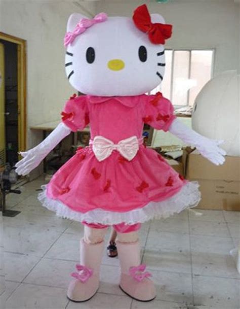 Hello Kitty Pluffy Costume Halloween Event Plush Costume For Adults