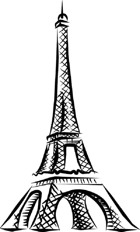Learn To Draw A Cool And Easy Eiffel Tower Drawing Sketch In Few Steps