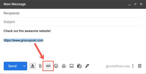 How To Add Links To Text Or Images In Gmail