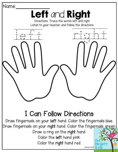Follow Directions Worksheet Preschool
