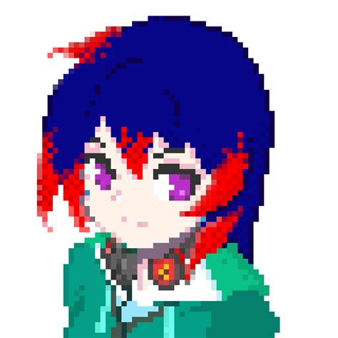Rainbowphoenix As A Anime Girl Pixel Art By