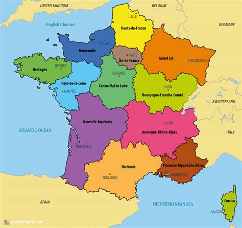 Mapas De Francia Para Enseñar A Los Niños Los Secretos Que Esconde Este